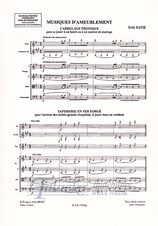 Musique D'Ameublement pour petit ensemble